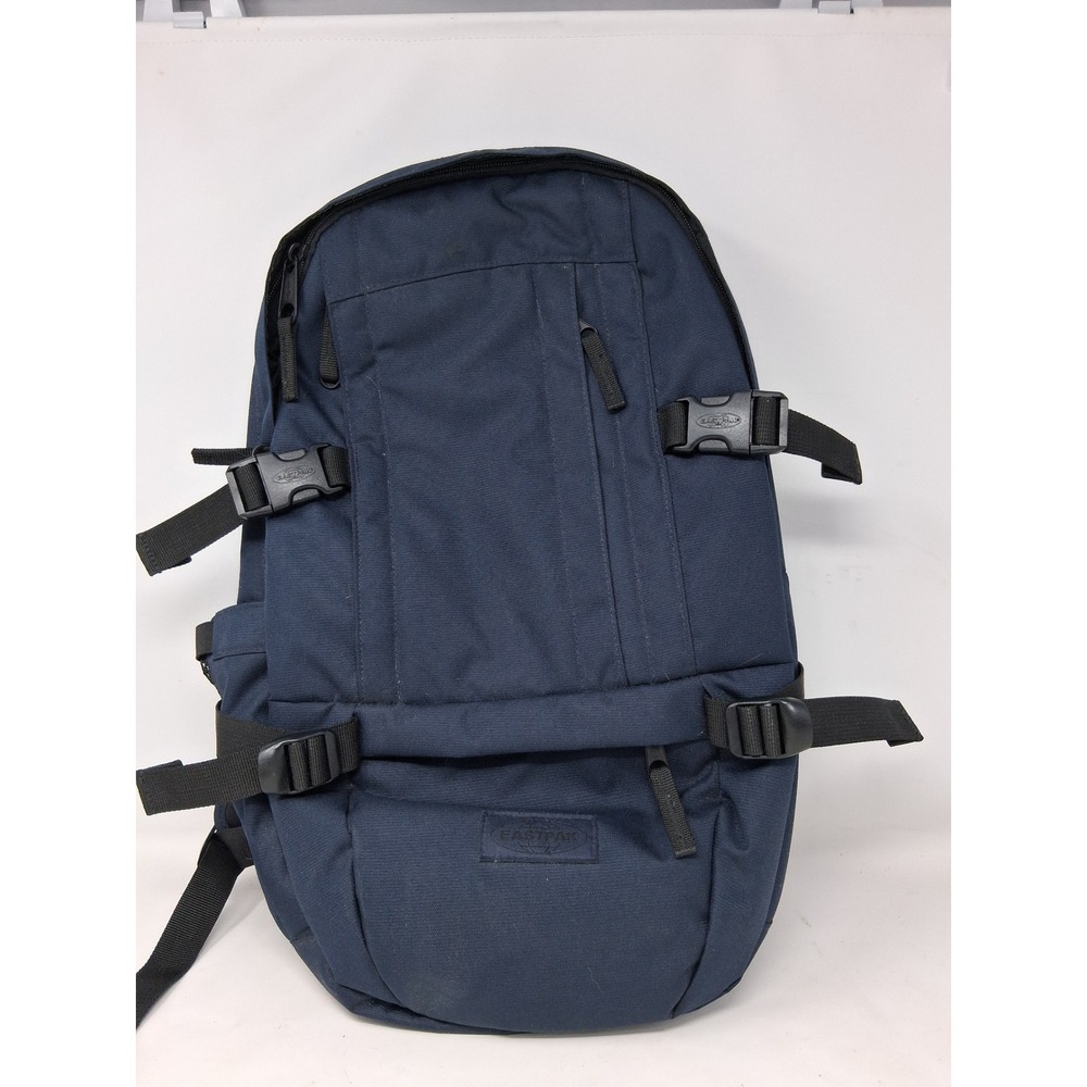 Eastpak Navy Blue Slim Compression Strap Backpack Built to Resist NWT